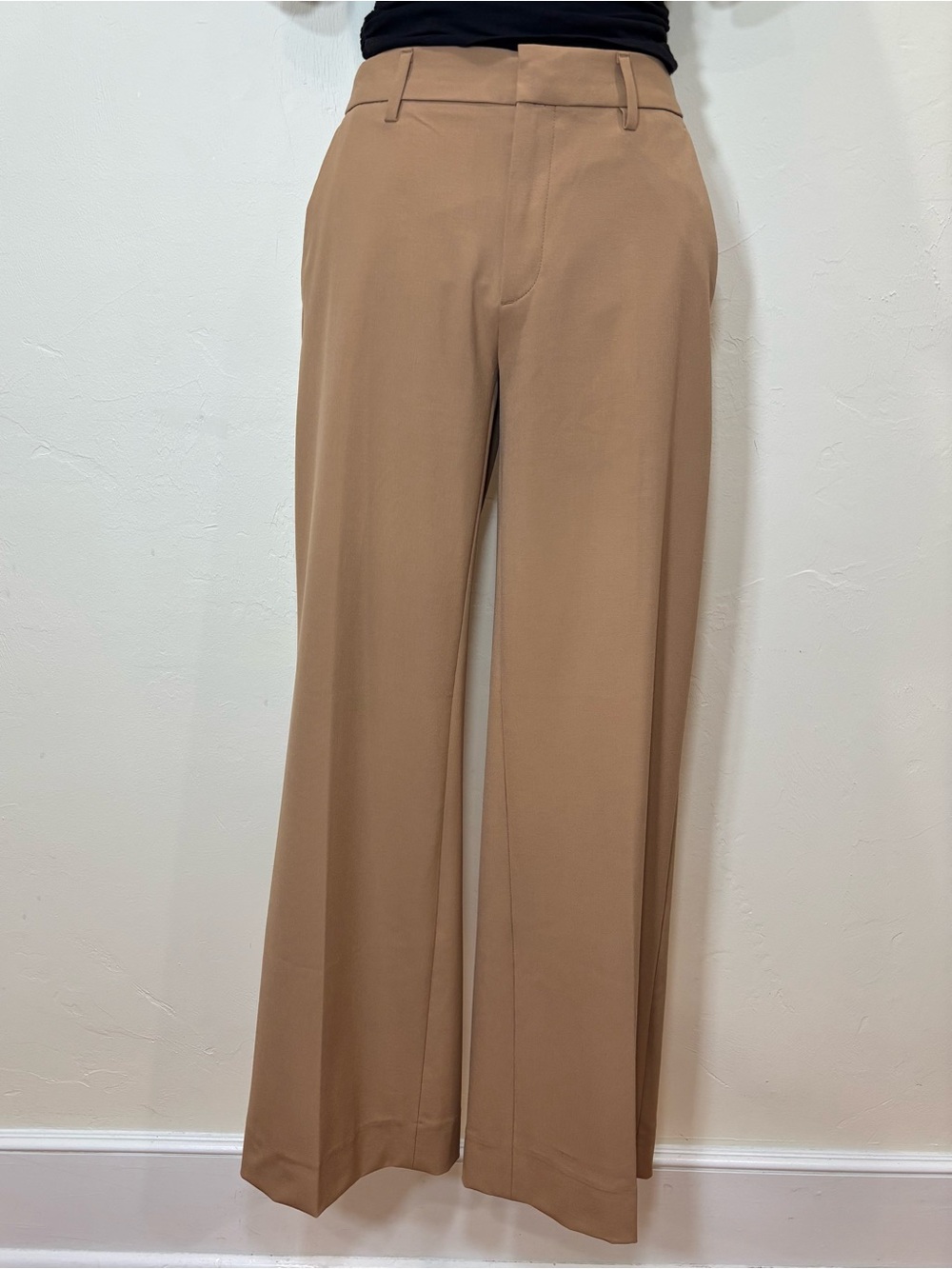 NWT Banana Republic Factory Wide-Leg High-Rise Sculpted Trouser, 0 Petite